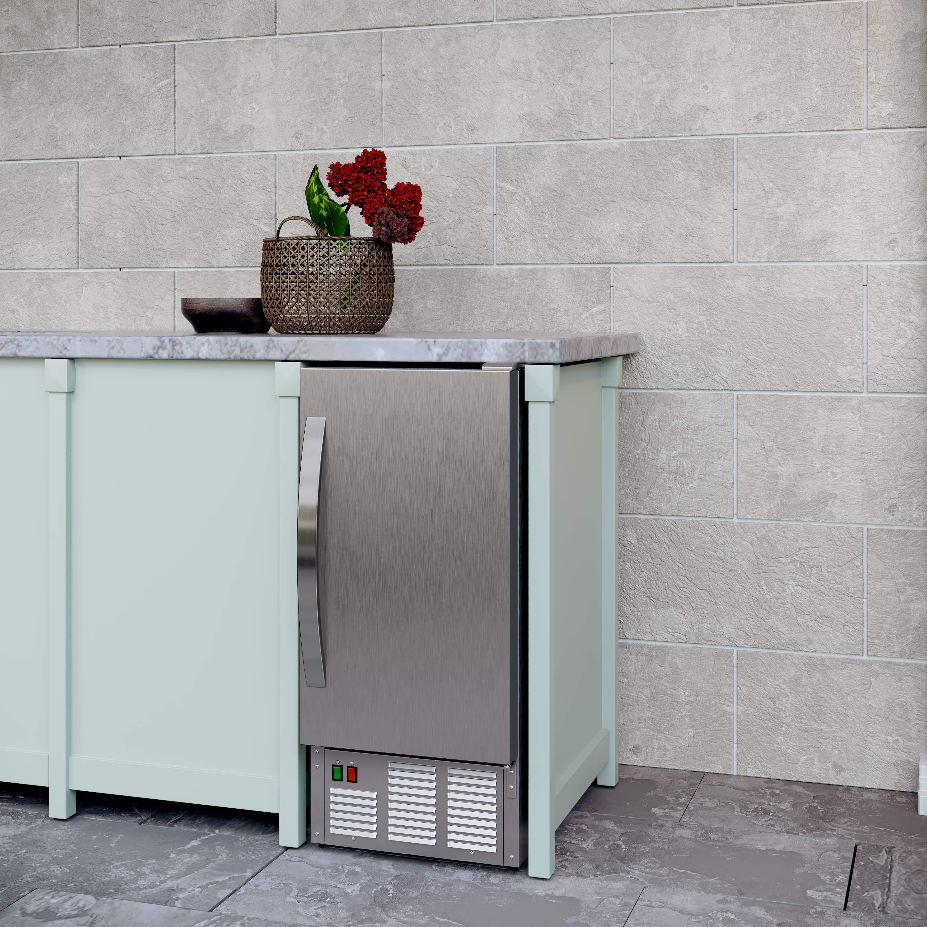 EdgeStar OIM450SS 15 Inch Wide 25 Lbs. Capacity Free EdgeStar OIM450SS 15 Inch Wide 25 Lbs. Capacity Free