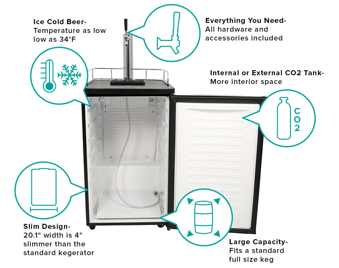 Edgestar best sale kegerator kc2000