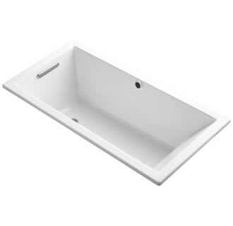 Kohler K-1121-95 Ice Grey Underscore Collection 60 Drop In Deep Soaker  Bath Tub with Slotted Overflow and Reversible Drain 