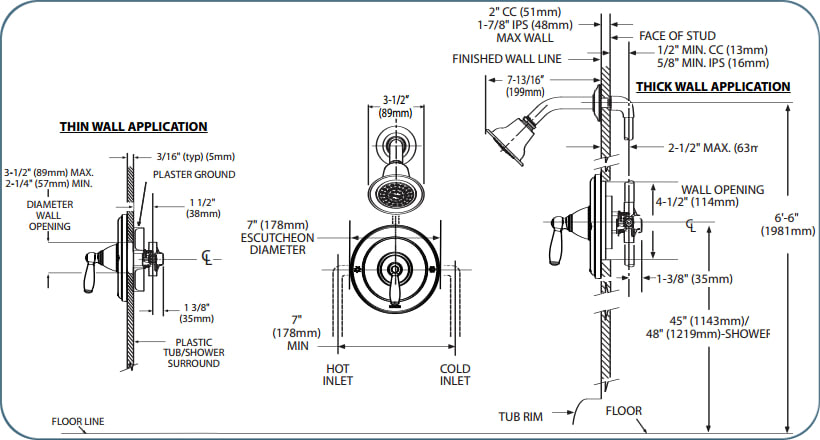 Moen T2152BN Single Handle Posi-Temp Pressure | Build.com