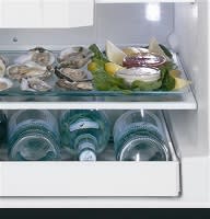 Beverage shelf on full-extension slides