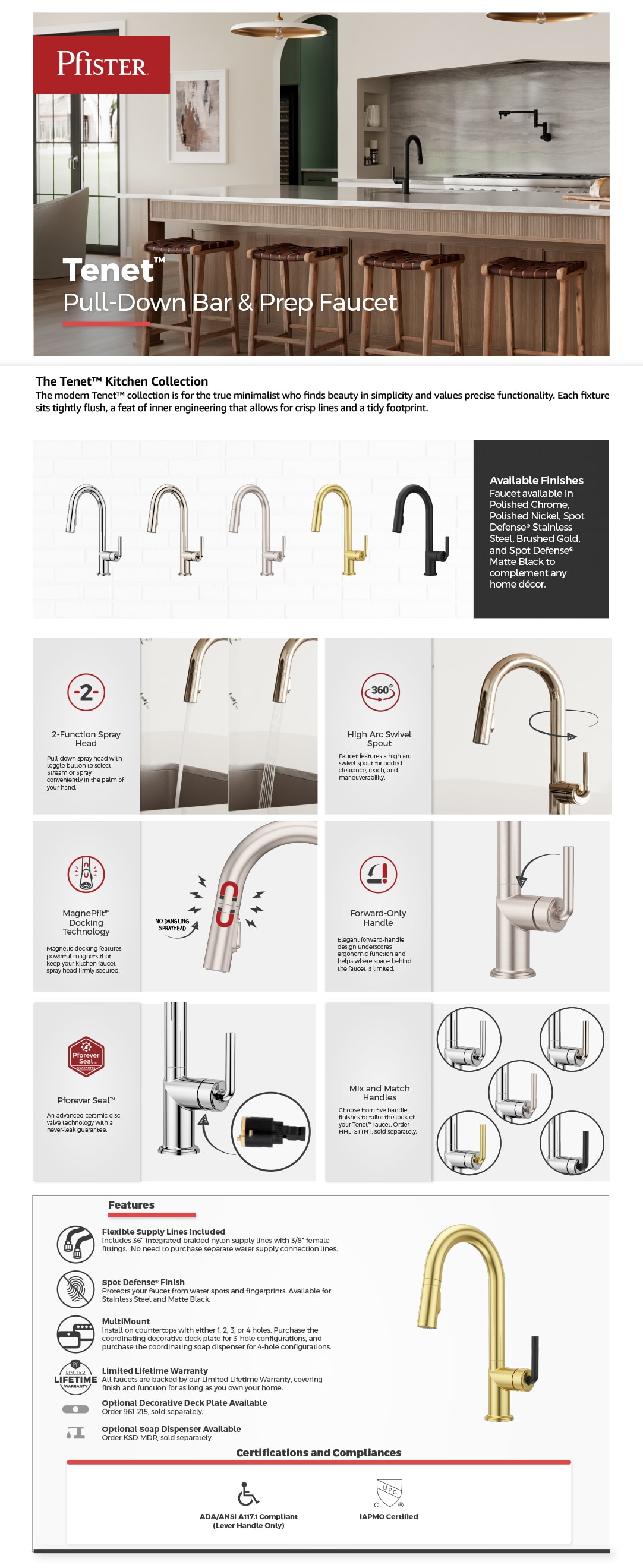 Pfister Tenet Collection