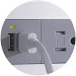 Integrated Electrical and USB