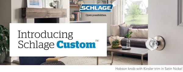 Schlage Custom Lifestyle Banner Intro