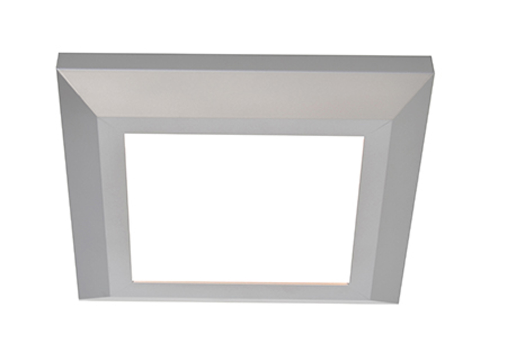 Photos - Chandelier / Lamp AFX ATLF12241800L30D1 Atlas Single Light 27" Wide Integrated LED Flush Mount Square Ceiling Fixture Satin Nickel Indoor Ligh 