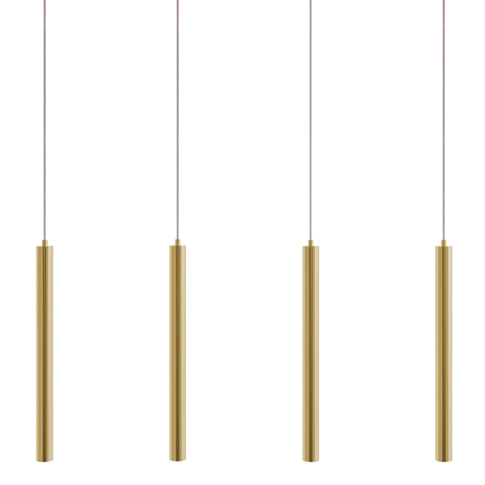 Photos - Chandelier / Lamp AFX ELIP01L30UDLNR4 Eli 36" Wide LED Linear Pendant Satin Brass Indoor Lighting Pendants ELIP01L30UDSBLNR4 