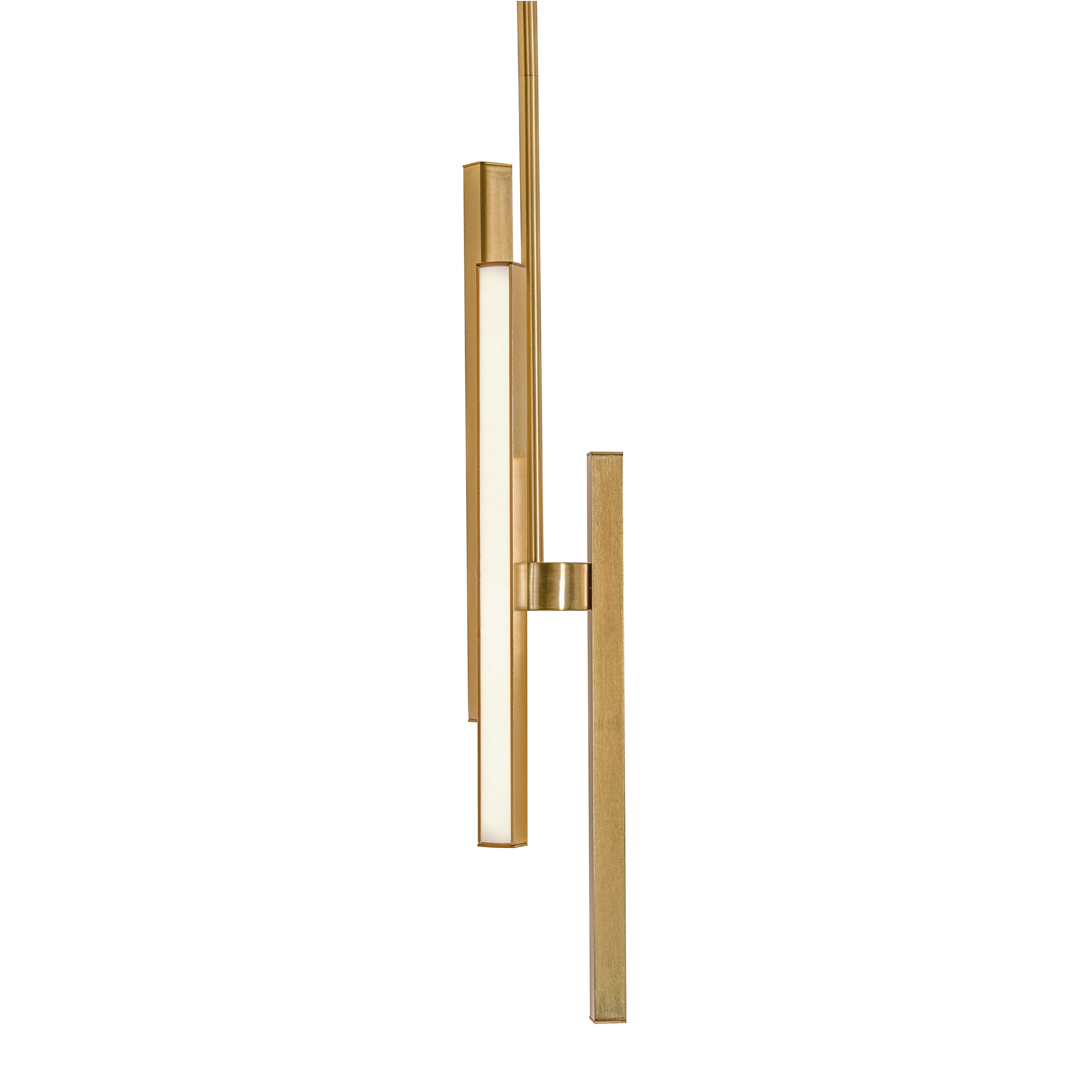 Photos - Chandelier / Lamp AFX IDRP04LAJD1 Indra 6" Wide LED Abstract Mini Pendant Satin Brass Indoor Lighting Pendants IDRP04LAJD1SB 
