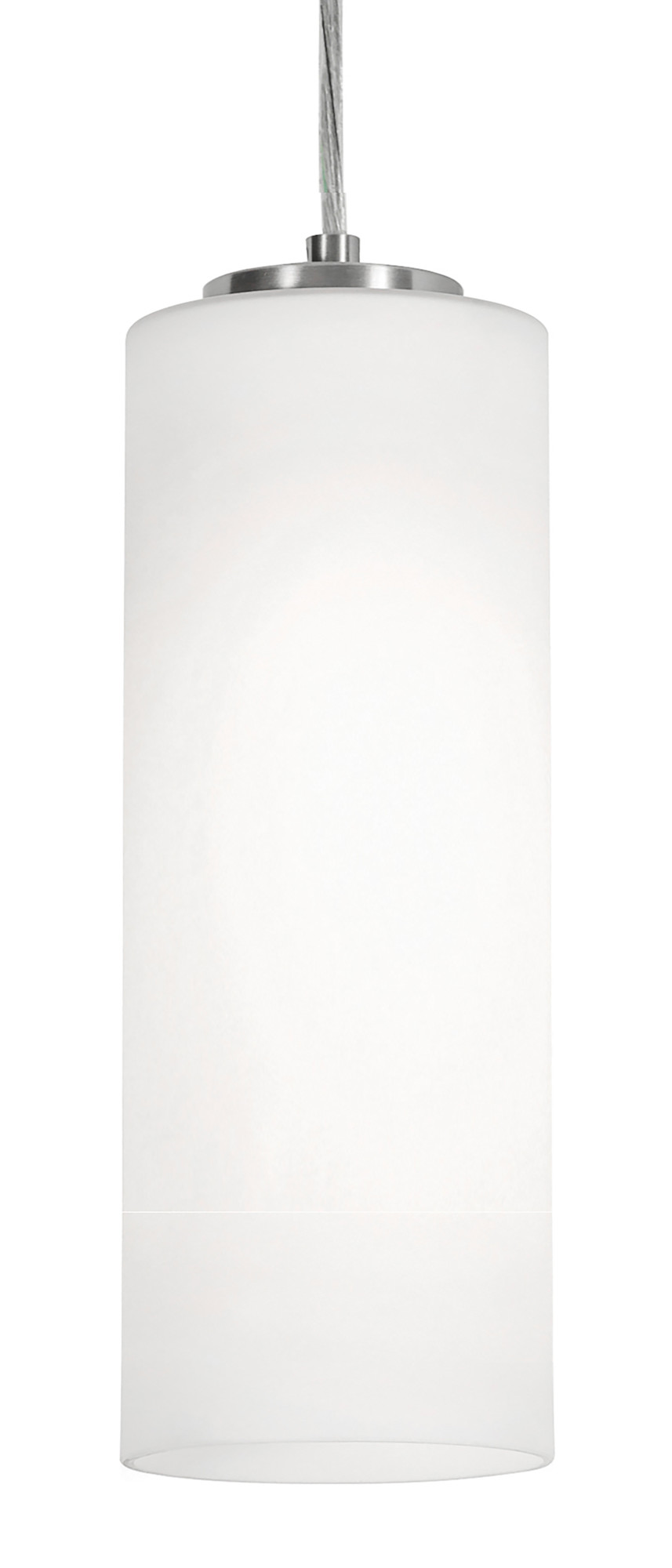 Photos - Chandelier / Lamp AFX LEOP0412MB Leo 4" Wide Pendant Satin Nickel Indoor Lighting Pendants LEOP0412MBSN 