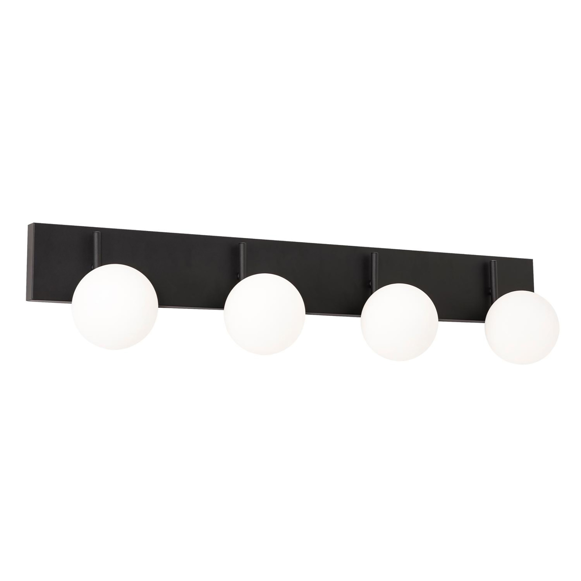 Photos - Chandelier / Lamp AFX METV3808L30D1 Metropolitan 4 Light 38" Wide LED Bath Bar Black Indoor Lighting Bathroom Fixtures Bath Bar METV3808L30D1B 