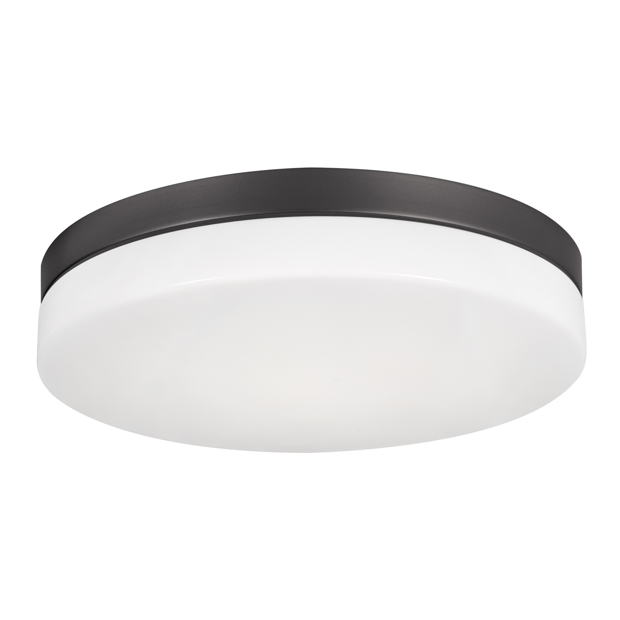 Photos - Chandelier / Lamp AFX OSCF11LAJD1 Oscar 11" Wide LED Flush Mount Drum Ceiling Fixture Black Indoor Lighting Ceiling Fixtures Flush Mount OSCF1 