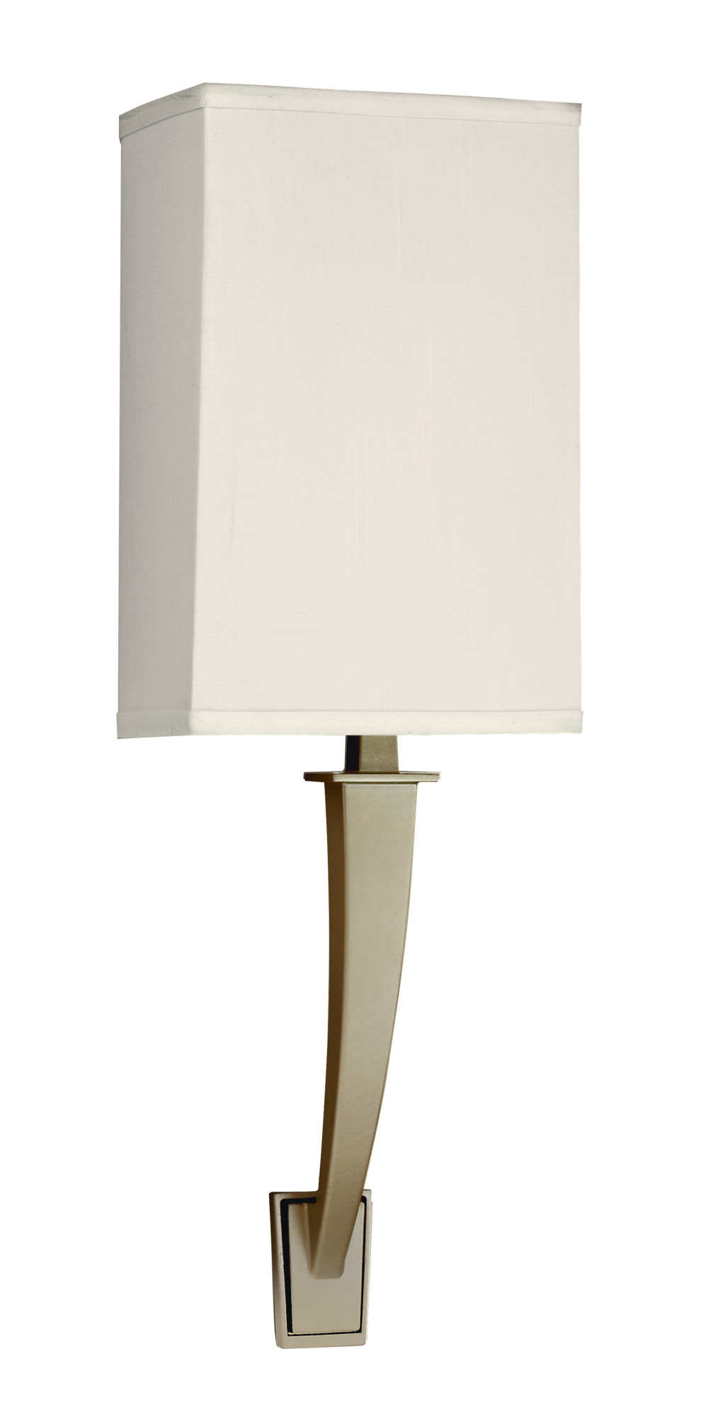 Photos - Chandelier / Lamp AFX SHS061807LAJUD Sheridan 19" Tall ADA Commercial LED Bathroom Sconce with Acrylic and Fabric Shade Champagne / Cream Line 
