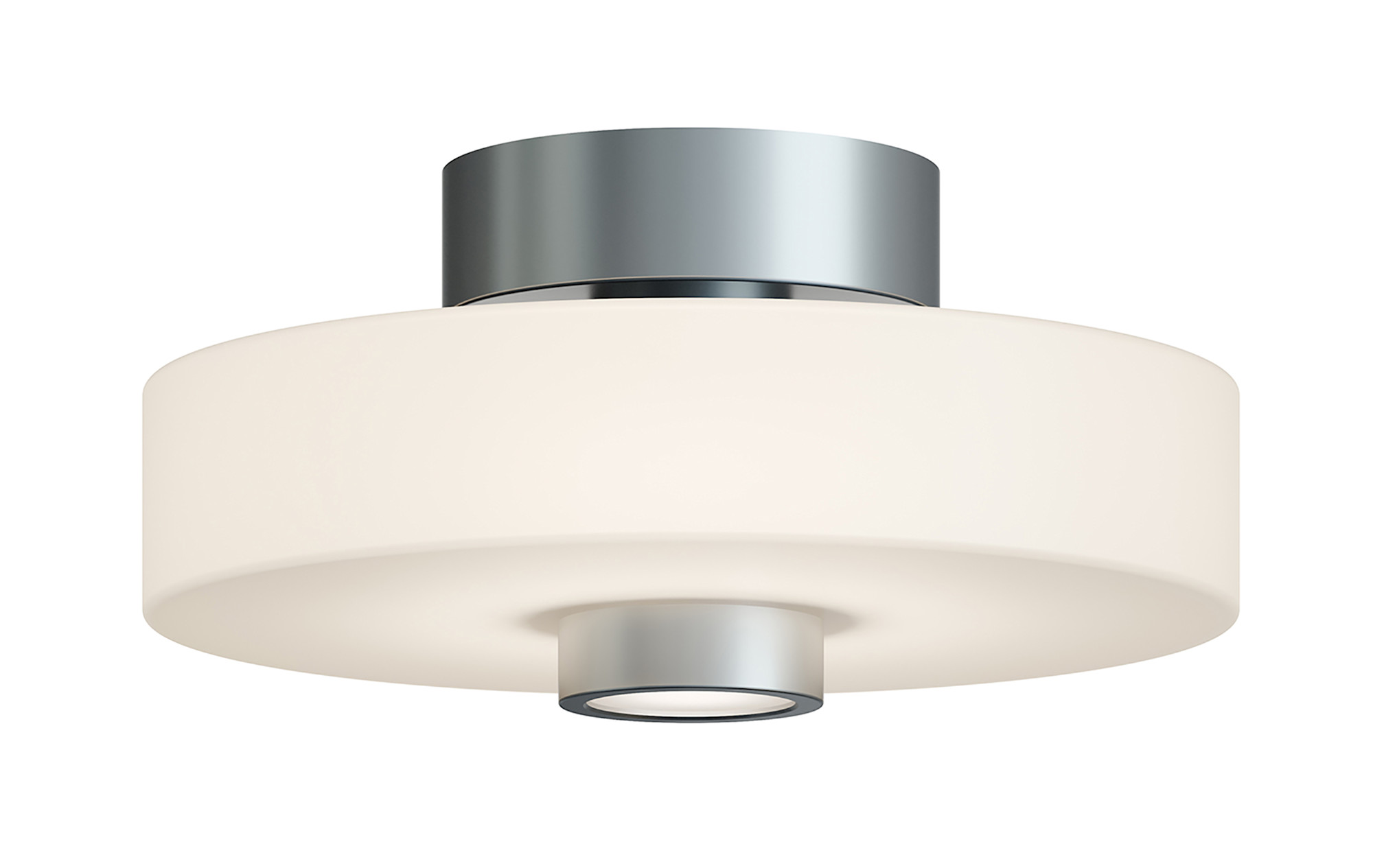 Photos - Chandelier / Lamp AFX SYDC13LAJUD Sydney 13" Wide Flush Mount Drum Ceiling Fixture Satin Nickel Indoor Lighting Ceiling Fixtures Flush Mount S 