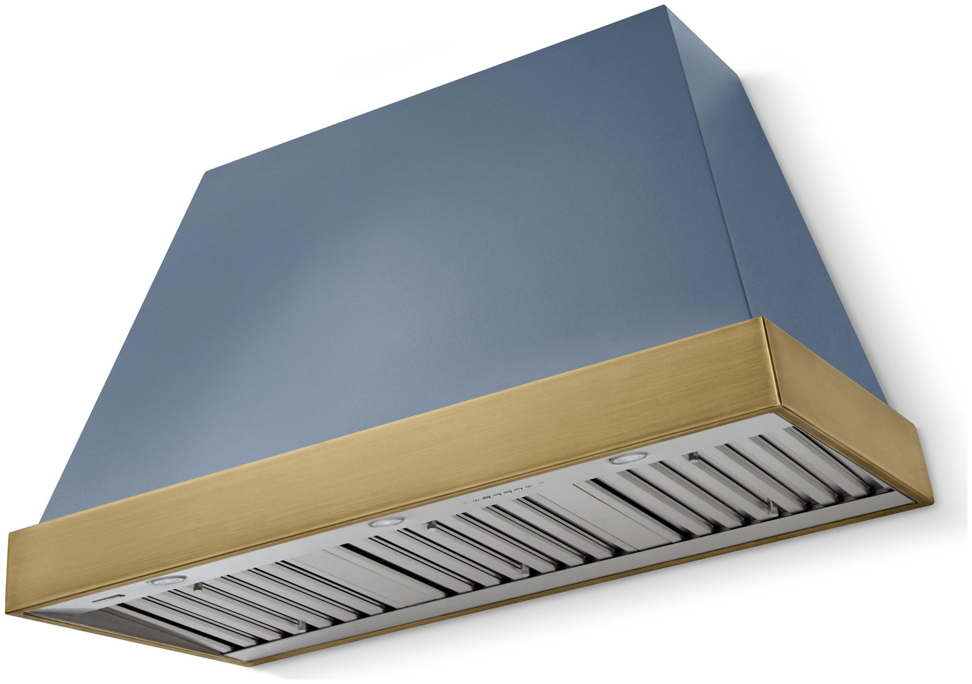 Photos - Cooker Hood AGA AH4830EUC-AB Euclid Series 1200 CFM 48 Inch Wide Wall Mounted Range Hood with 3 Speeds Stone Blue Cooking Appliances Ran