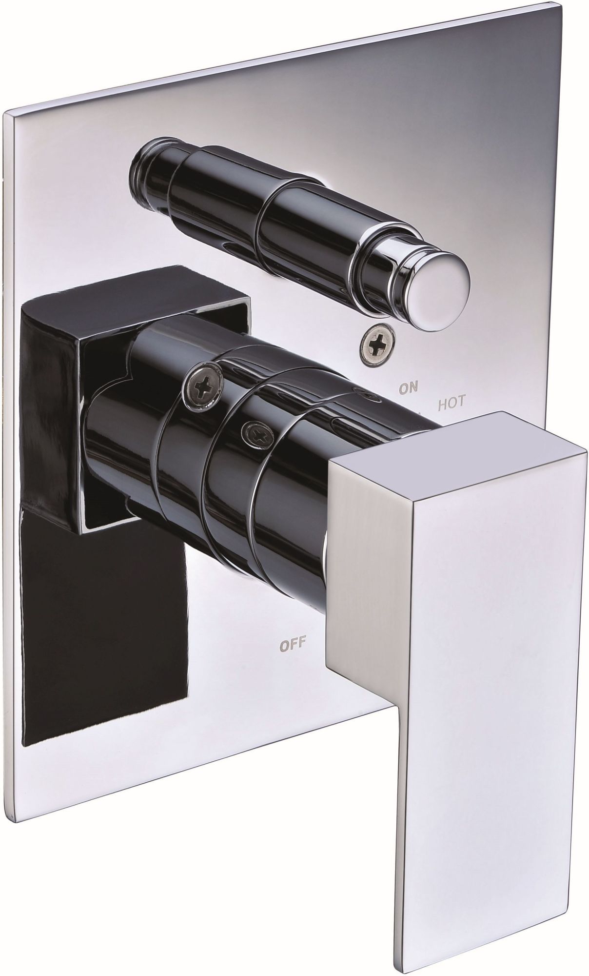 Photos - Shower System Alfi brand AB6801 Pressure Balanced Valve Trim with Lever Handle Polished Chrome Showers Valve Trim Only Pressure Balanced A 