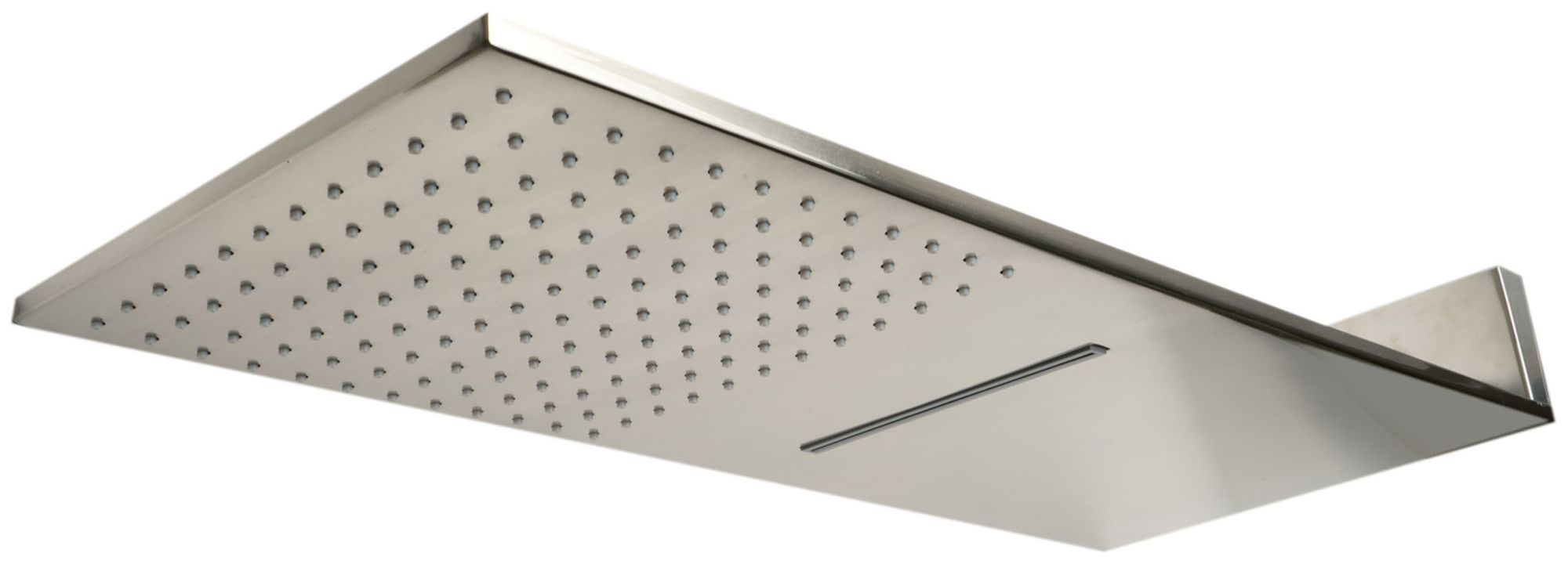 ALFI brand RAIN10SW 1.8 GPM Multi Function Shower Head Brushed Nickel Showers Shower Heads Multi Function