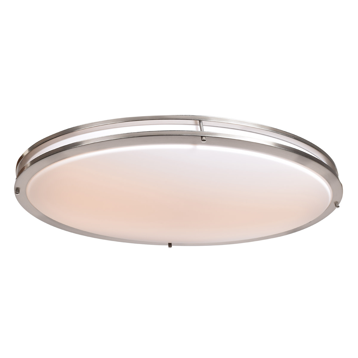 Photos - Chandelier / Lamp Access Lighting 20468LEDD/ACR Solero Oval Single Light 32-1/2" Wide Integrated LED Flush Mount Ceiling Fixture Bronze Indoor 
