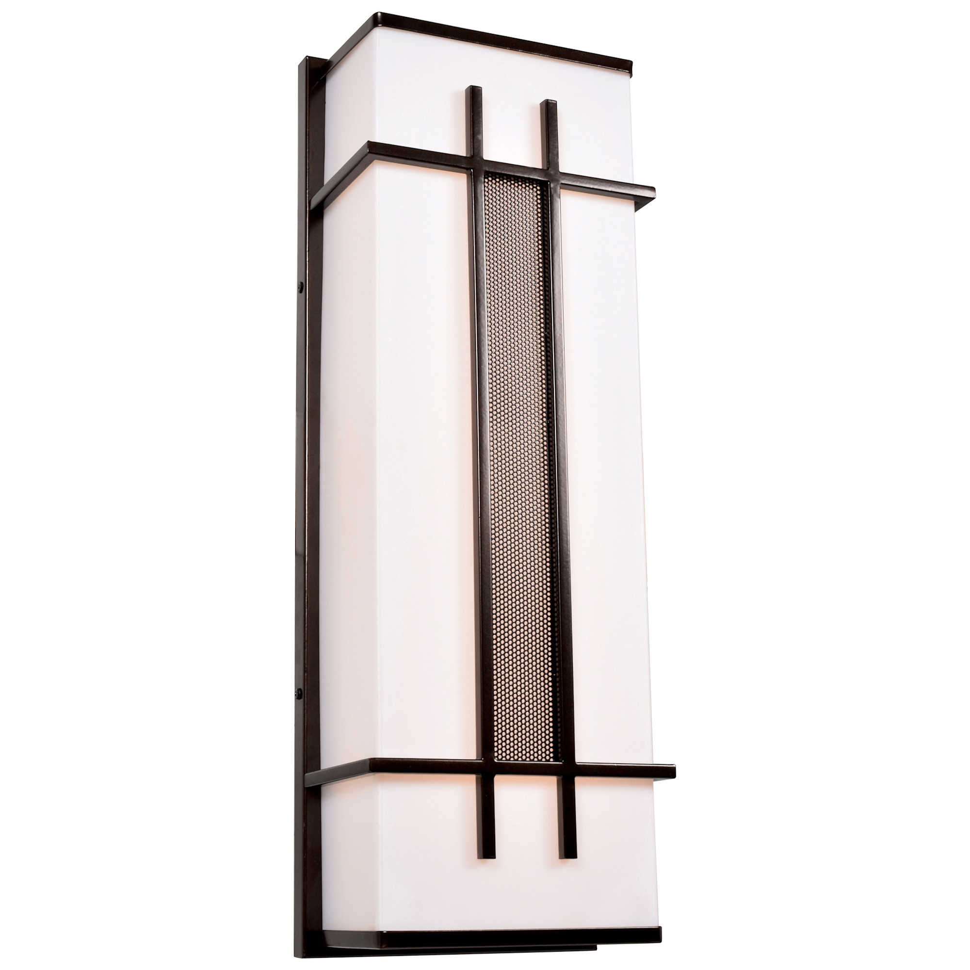 Photos - Floodlight / Street Light Access Lighting 20100LEDDMG Tuxedo Single Light 26" Tall Integrated LED Outdoor Wall Sconce Bronze / Acrylic Outdoor Lightin 