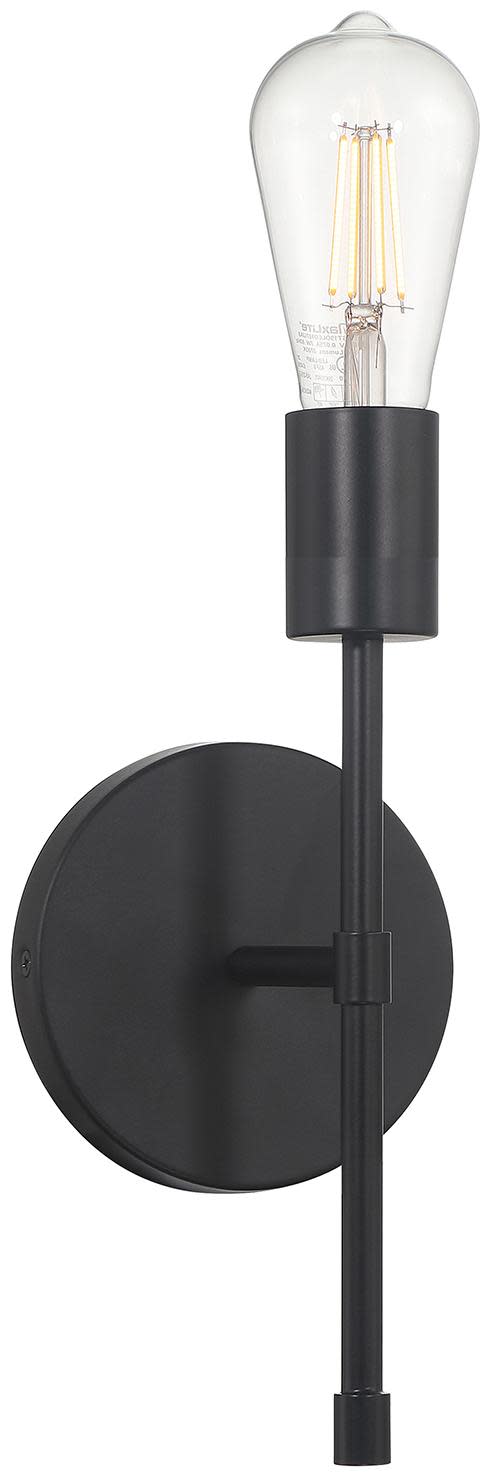 Photos - Chandelier / Lamp Access Lighting 62318LEDDLP Iconic II 11" Tall LED Wall Sconce Matte Black Indoor Lighting Wall Sconces 62318LEDDLP-MBL