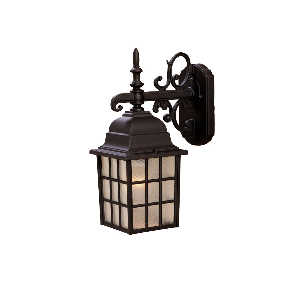 Photos - Floodlight / Street Light NAUTICA Acclaim Lighting 5302  1 Light 15" Height Outdoor Wall Sconce Matte Black Outdoor Lighting Wall Sconces 5302BK 
