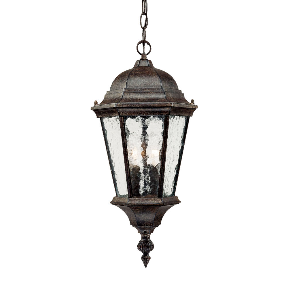 Photos - Floodlight / Street Light Acclaim Lighting 5516 Telfair 2 Light 20" Height Outdoor Pendant Black Coral Outdoor Lighting Pendants 5516BC