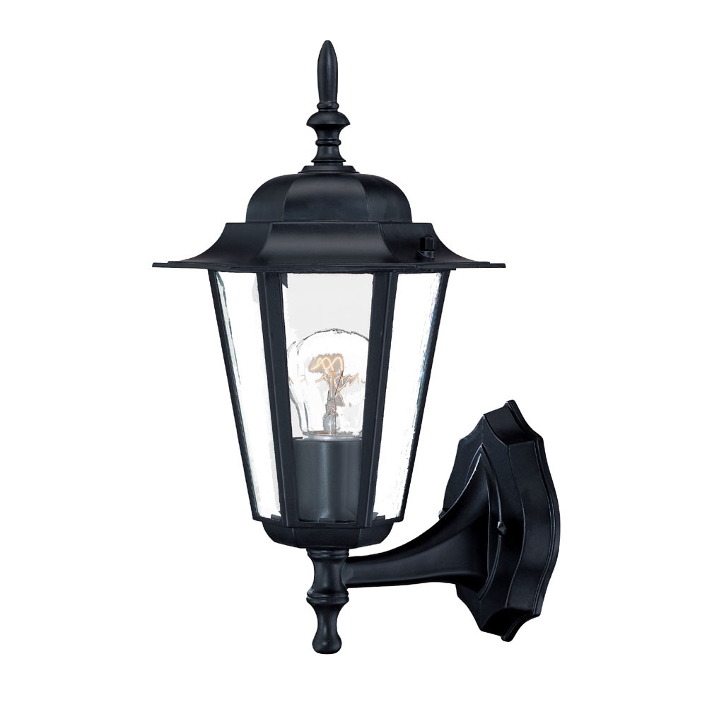 Photos - Floodlight / Street Light Acclaim Lighting 6101 Camelot 1 Light Outdoor Wall Sconce Matte Black Outdoor Lighting Wall Sconces 6101BK