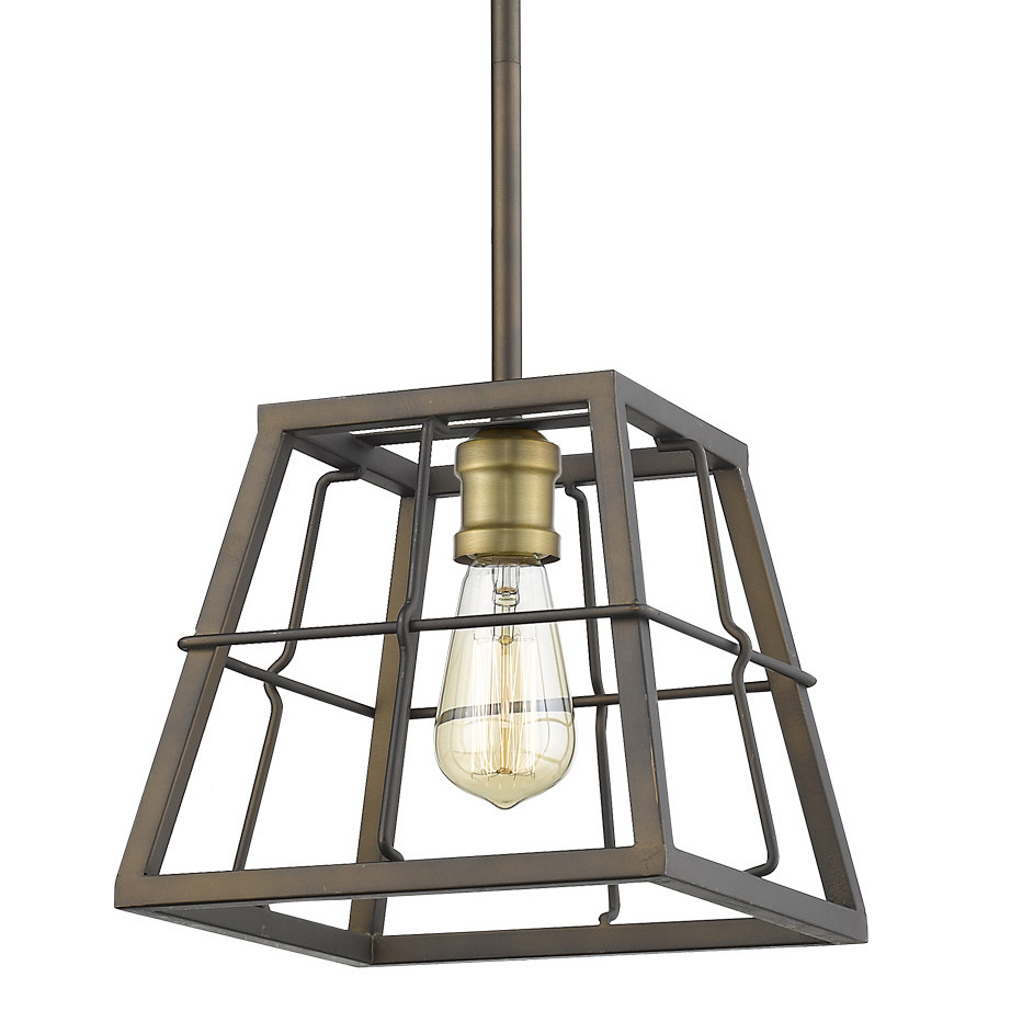 Photos - Chandelier / Lamp Acclaim Lighting IN21050 Charley Single Light 10" Wide Mini Pendant Oil Rubbed Bronze Indoor Lighting Pendants IN21050ORB
