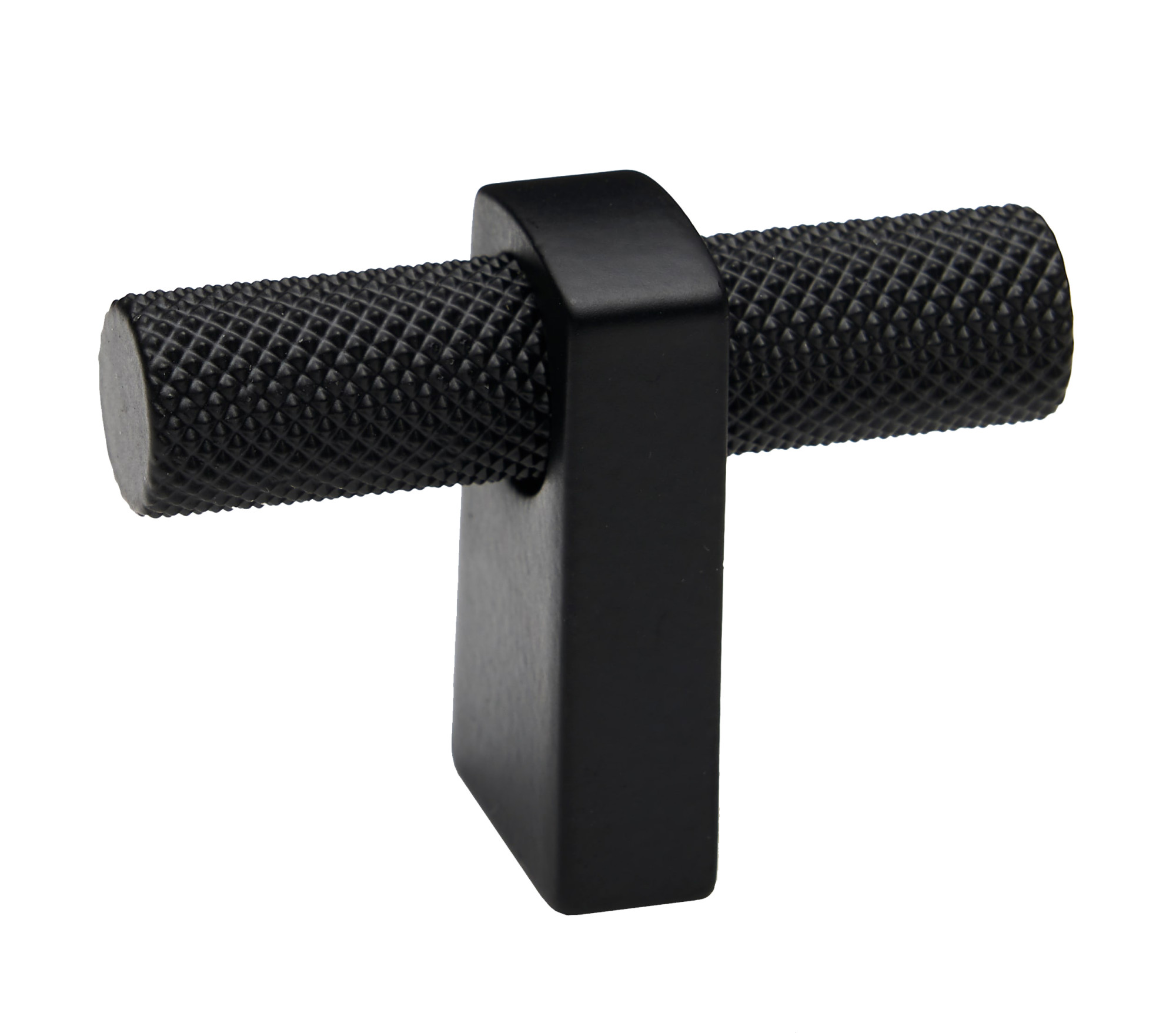 Photos - Furniture Hardware Vita Alno A2901  Bella 1-3/4" Modern Knurled T Bar Cabinet Knob / Drawer Knob with Eye Post Matte Black Cabinet Hardware Knob 