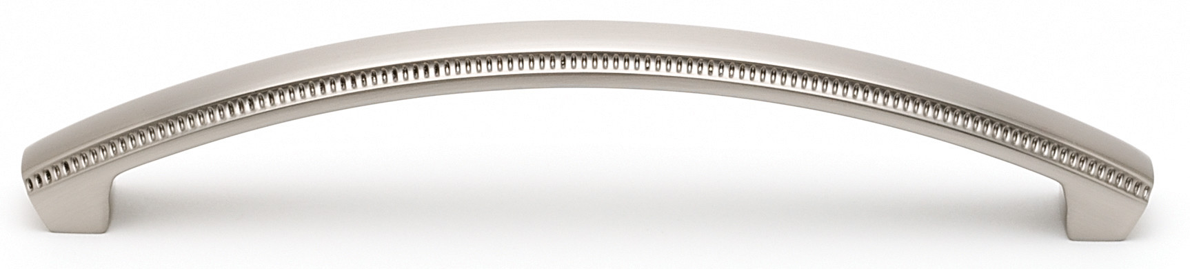 Photos - Furniture Hardware Regal Alno A240-6  6" Center to Center Ridged Solid Brass Arch Bow Cabinet Handle / Drawer Pull Satin Nickel Cabinet Hardware 