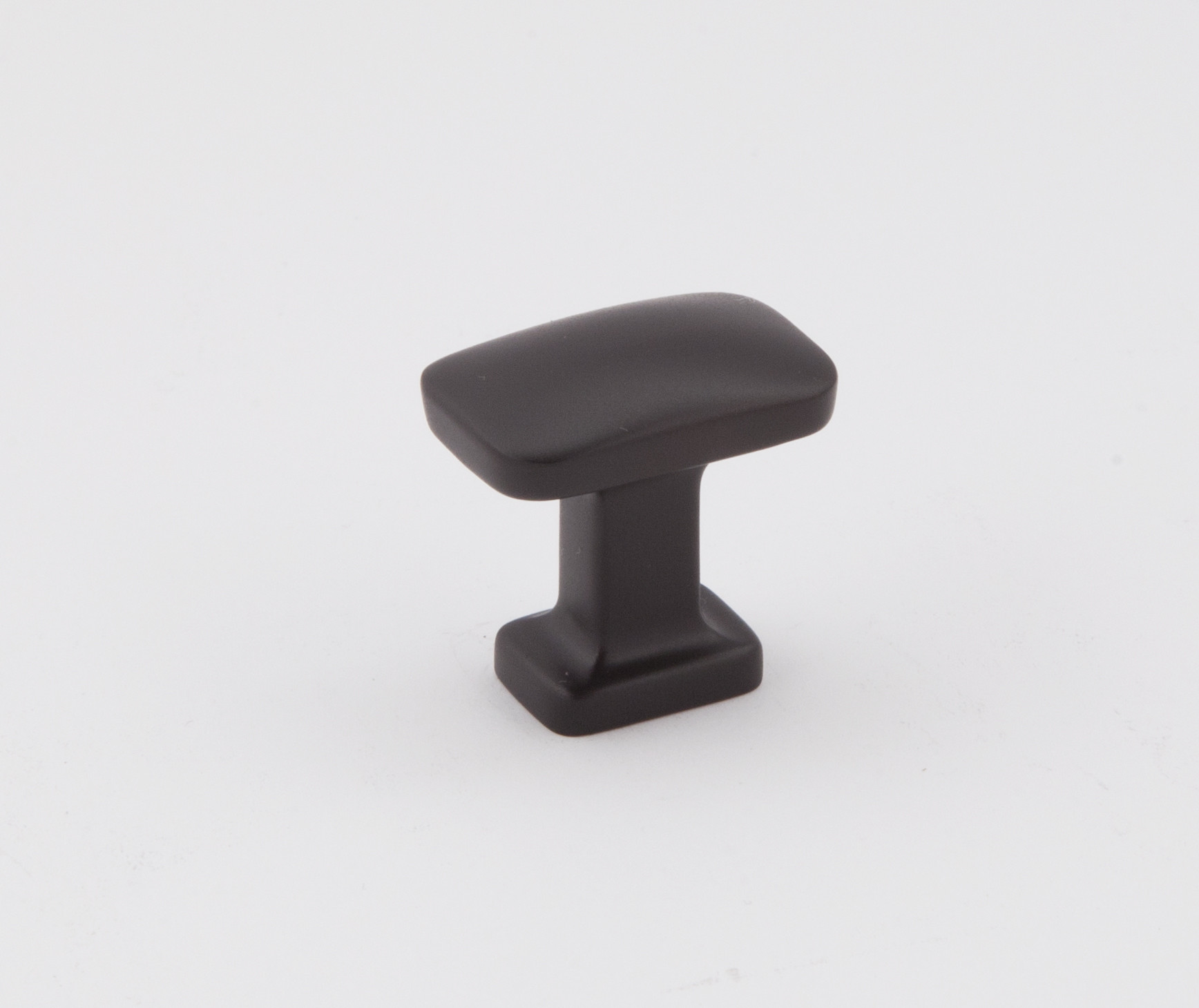Photos - Furniture Hardware Alno A252-1 Cloud 1" Solid Brass Modern Convex Rectangle "T" Cabinet Knob / Drawer Knob Bronze Cabinet Hardware Knobs Rectan