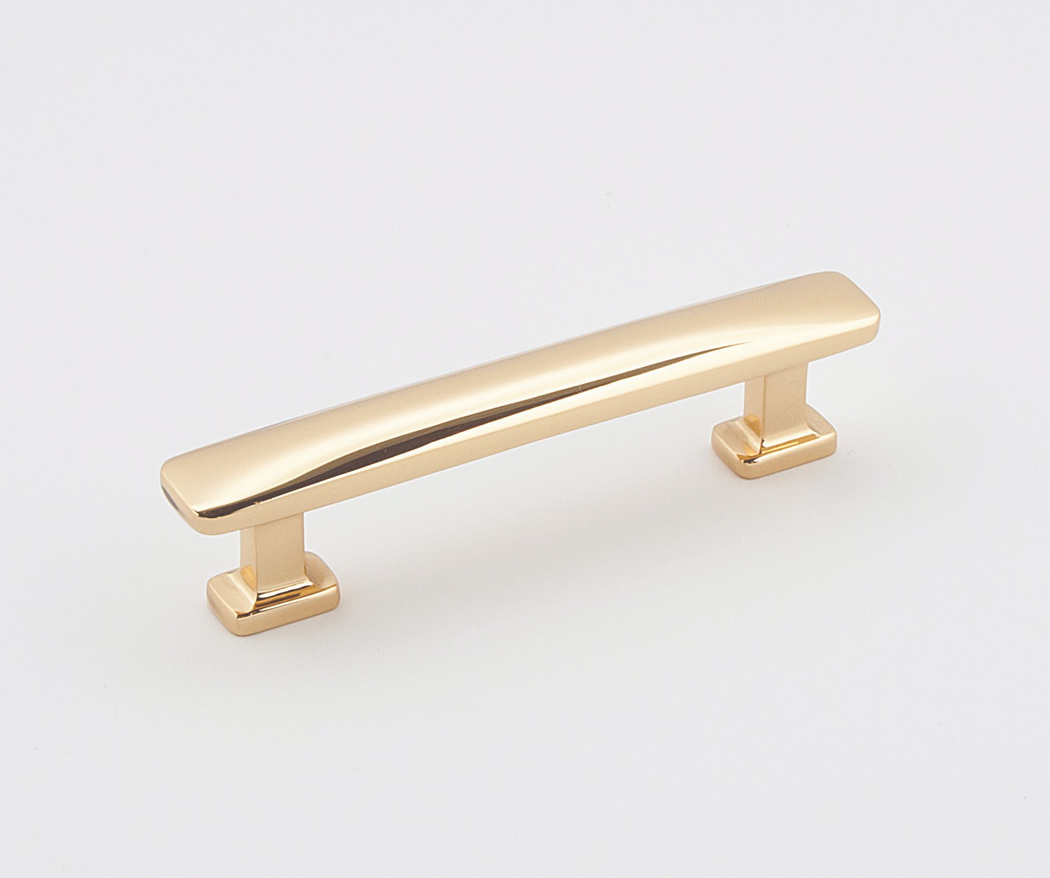 Photos - Furniture Hardware Alno A252-35 Cloud 3-1/2" Center to Center Modern Convex Solid Brass Cabinet Bar Handle / Drawer Bar Pull Polished Brass Cab
