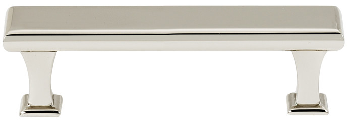 Photos - Furniture Hardware MANHATTAN Alno A310-3  3" Center to Center Solid Brass Modern Flat Bridge Style Cabinet Handle / Drawer Pull Polished Nickel 