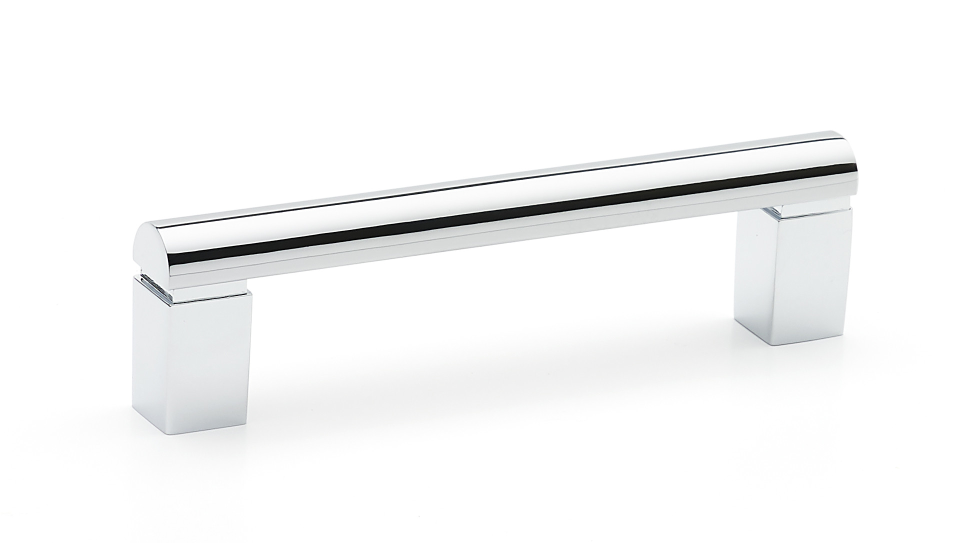 Photos - Furniture Hardware Vogue Alno A430-3  3" Center to Center Modern Luxury Solid Brass Round Bar with Block Feet Cabinet Handle / Drawer Pull Polis 