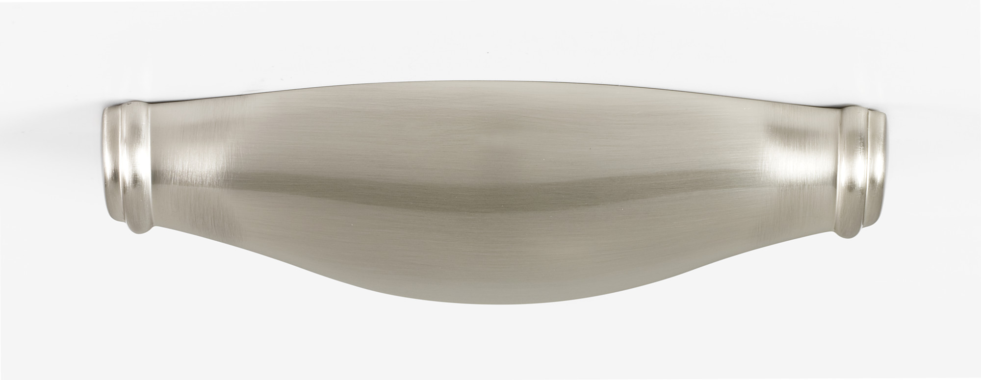 Photos - Furniture Hardware SOLID Alno A626-4 Charlie's 4" Center to Center Contemporary  Brass Cabinet Cup Pull / Drawer Cup Pull Satin Nickel Cabinet H 