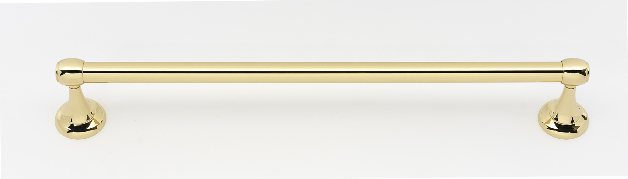 Photos - Towel Holder Wide Alno A6620-18 Royale 18"  Traditional Solid Brass Bathroom Towel Bar Towel Rod Polished Brass Bathroom Hardware and Acce 