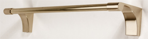 Alno A6820-12 Luna 12 Inch Wide Towel Bar Polished Brass Bathroom Hardware and Accessories Bathroom Hardware Towel Bars