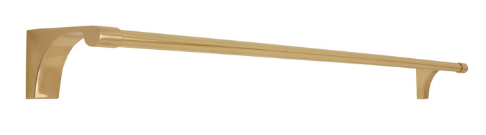 Photos - Towel Holder Luna Alno A6820-30  30 Inch Wide Towel Bar Polished Brass Bathroom Hardware and Accessories Bathroom Hardware Towel Bars A682 