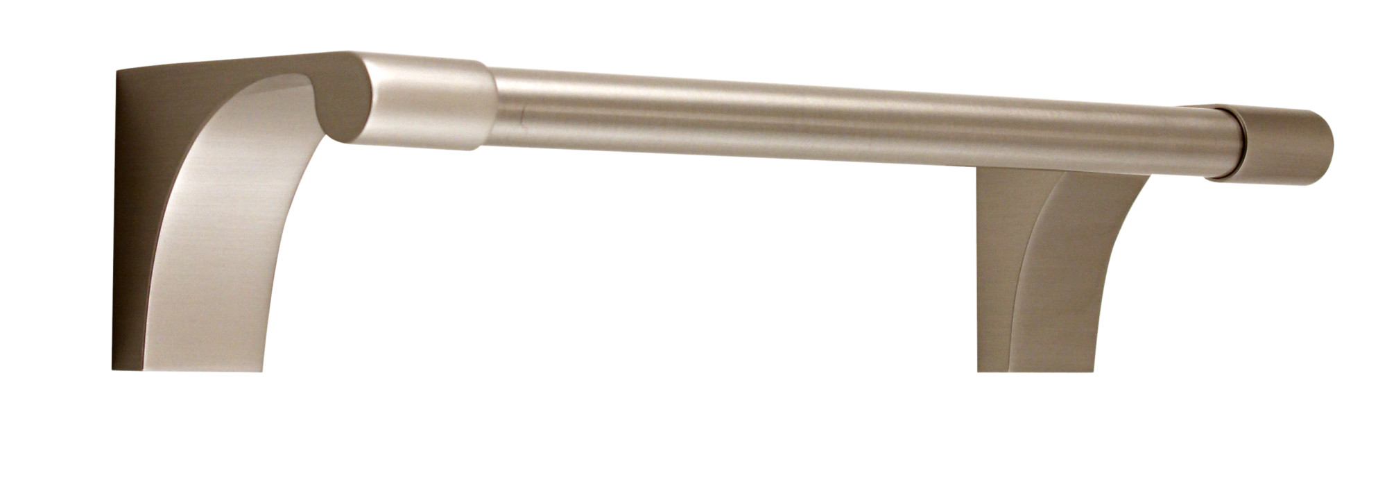 Photos - Towel Holder Luna Alno A6820-8  8" Wide Modern Solid Brass Bathroom Towel Bar Satin Nickel Bathroom Hardware and Accessories Bathroom Hard 