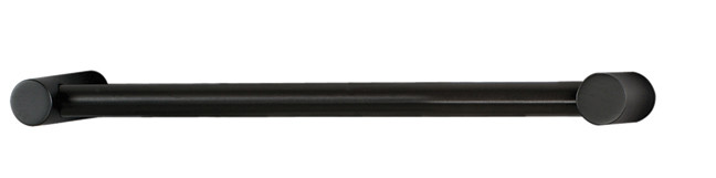 Alno A7020-12 Spa 1 - 12" Wide Contemporary Smooth Solid Brass Single Bathroom Towel Bar Bronze Bathroom Hardware and Accessories Bathroom Hardware