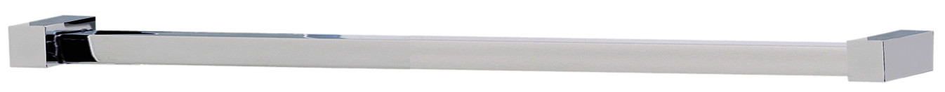 Alno A7120-18 Spa II 18 Inch Wide Single Towel Bar Polished Nickel Bathroom Hardware and Accessories Bathroom Hardware Towel Bars