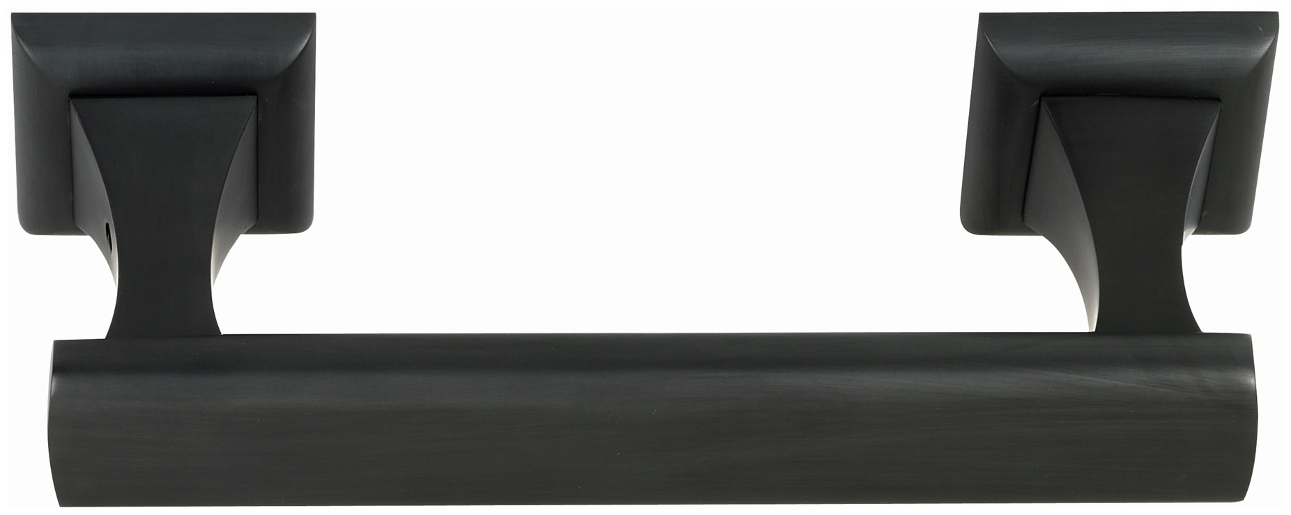 Alno A7462 Manhattan 8-1/4" Wide Solid Brass Modern Swinging Bar Easy Load Toilet Paper Holder Bronze Bathroom Hardware and Accessories Bathroom