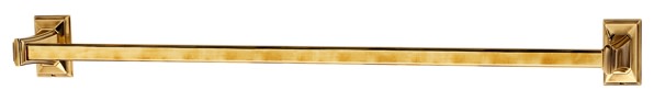 Alno A7920-30 Geometric 30 Inch Wide Towel Bar Polished Antique Bathroom Hardware and Accessories Bathroom Hardware Towel Bars