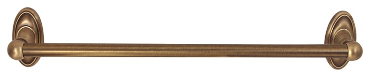 Alno A8020-12 Classic Traditional 12" Wide Solid Brass Bathroom Single Rod Towel Bar Antique English Matte Bathroom Hardware and Accessories Bathroom