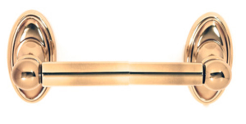 Alno A8060 Classic Traditional Adjustable Horizontal Toilet Paper Holder with Spring Bar Unlacquered Brass Bathroom Hardware and Accessories Bathroom