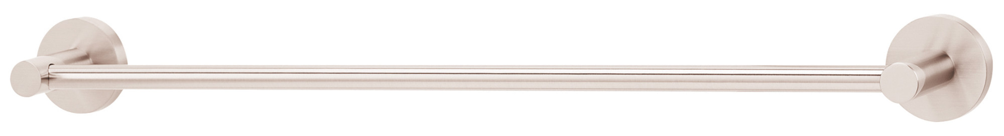 Photos - Towel Holder Wide Alno A8320-24 Contemporary I 24"  Solid Brass Single Bathroom Towel Bar Polished Nickel Bathroom Hardware and Accessorie 