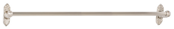 Alno A8520-30 Ribbon & Reed 30 Inch Wide Towel Bar Satin Nickel Bathroom Hardware and Accessories Bathroom Hardware Towel Bars