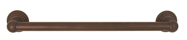 Photos - Towel Holder Embassy Alno A9023-24  24 Inch Wide Towel Bar with 1-1/4 Inch Diameter Bar Chocolate Bronze Bathroom Hardware and Accessories 