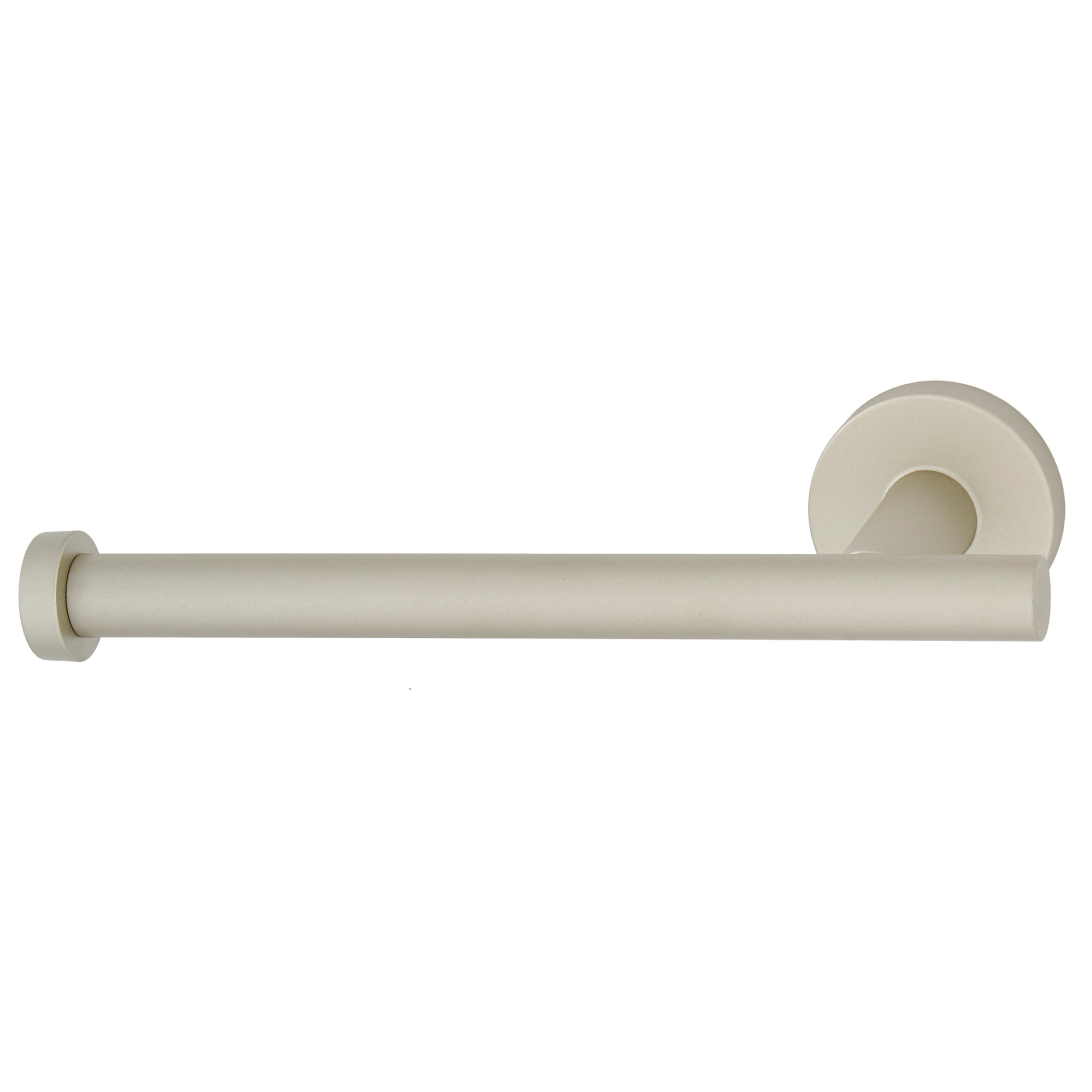 Alno A9366L-SMOOTH Vita Bella Modern Smooth Bar Left Side Slide On Toilet Paper Holder Matte Nickel Bathroom Hardware and Accessories Bathroom