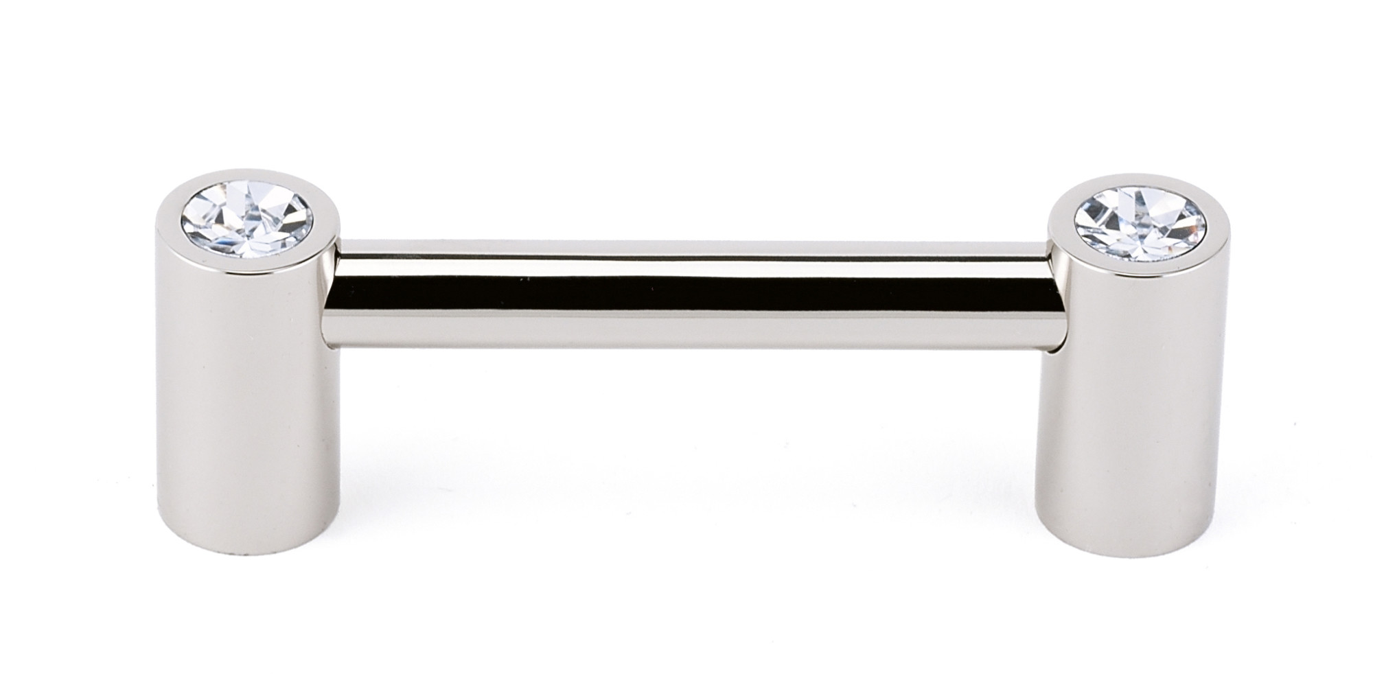Photos - Furniture Hardware Luxury Alno C715-3 Contemporary Bling 3" Center to Center  Solid Brass Cabinet Handle / Drawer Pull with Crystal Accents Poli 