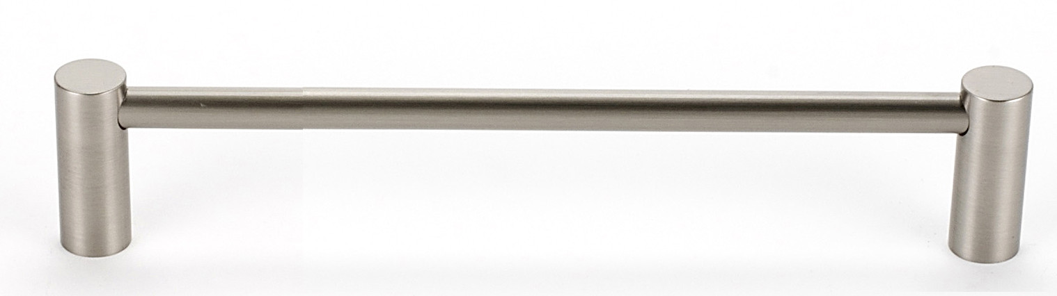 Photos - Furniture Hardware Inch Alno D715-8 Contemporary 8  Center to Center Handle Appliance Pull Satin Nickel Cabinet Hardware Pulls Appliance D715-8 