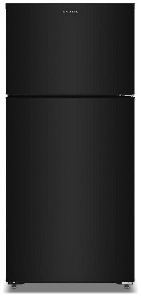 Photos - Fridge Amana ARTX2014T 28 Inch Wide 14.3 Cu. Ft. Top Freezer Refrigerator with Adjustable Glass Shelves and Crisper Drawer Black Re
